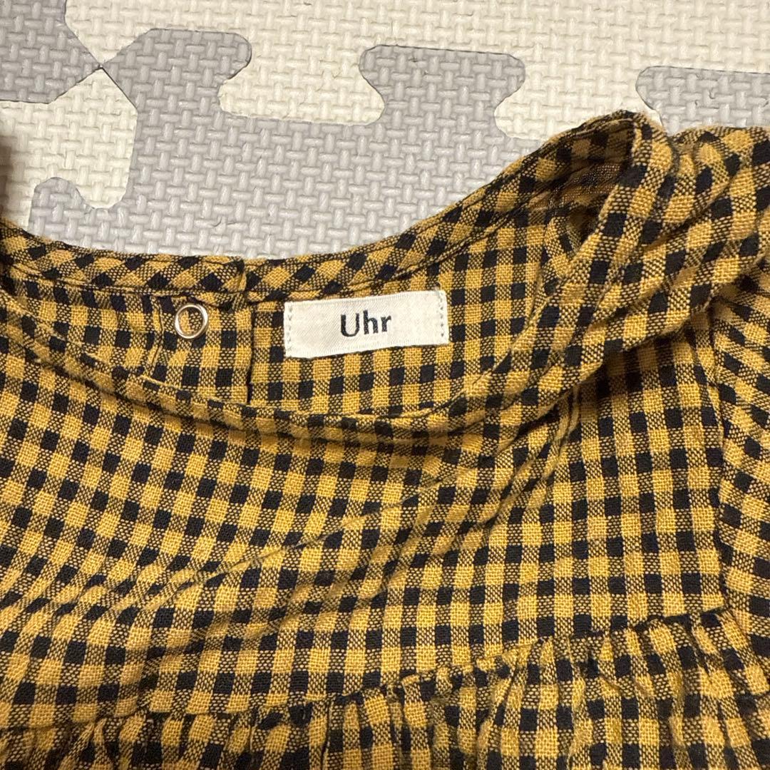 ゆ*★様 uhr チェック ティアードドレス 2025SS