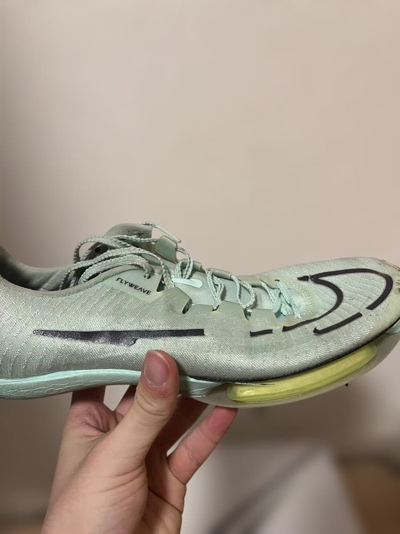 ナイキ エアーズームマックスフライ ミントグリーン 陸上 高反発 速い
