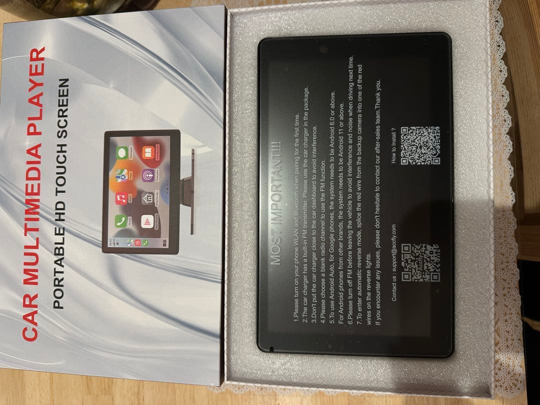 新品　9インチ ディスプレイオーディオ　ワイヤレスCarPlay カーナビ