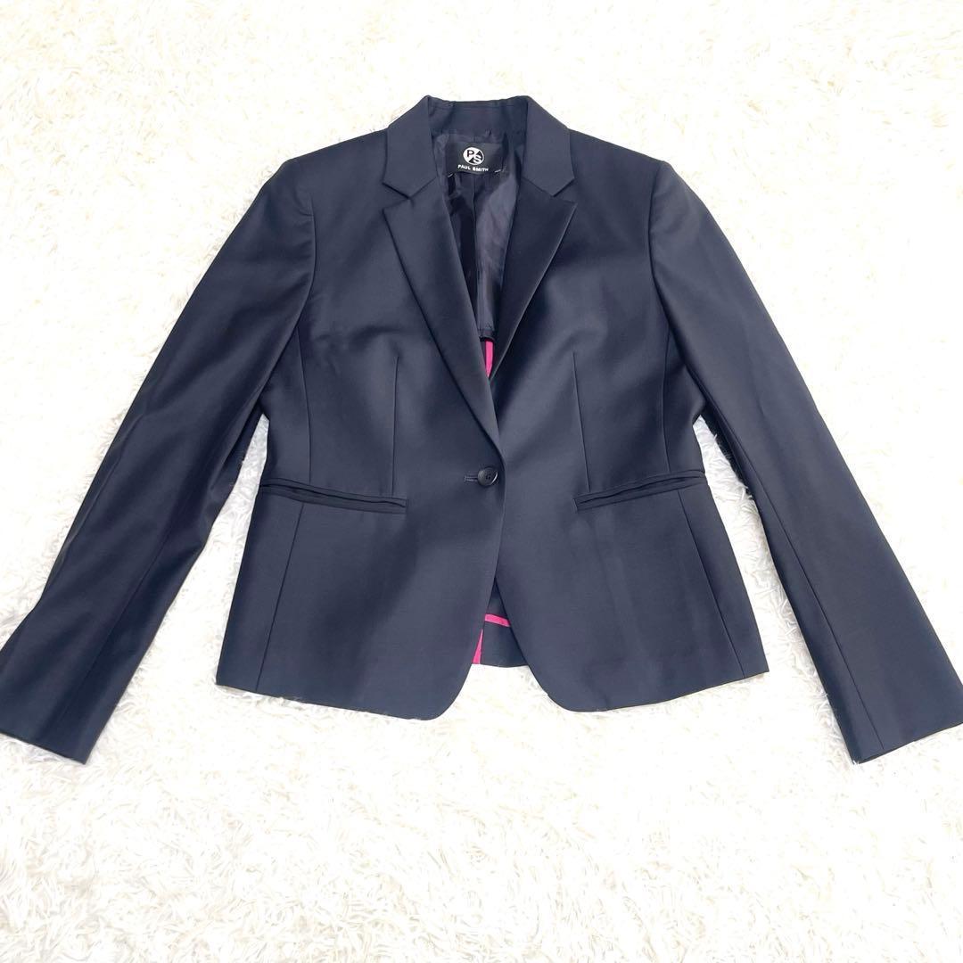 ポールスミス　スーツ　セットアップ　スカート スーツ　日本製　M　黒