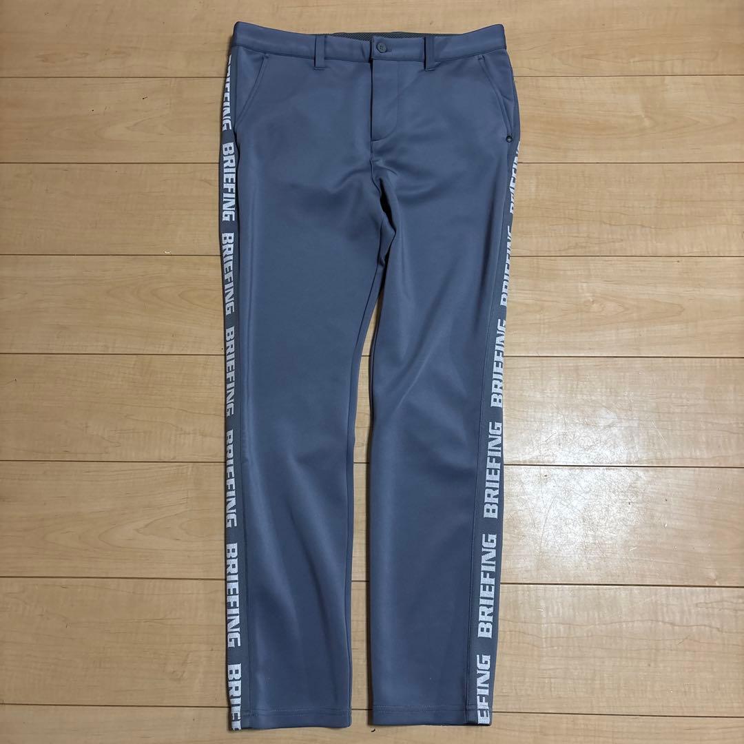 ブリーフィングゴルフ SIDE LOGO LINE SLIM PANTS L