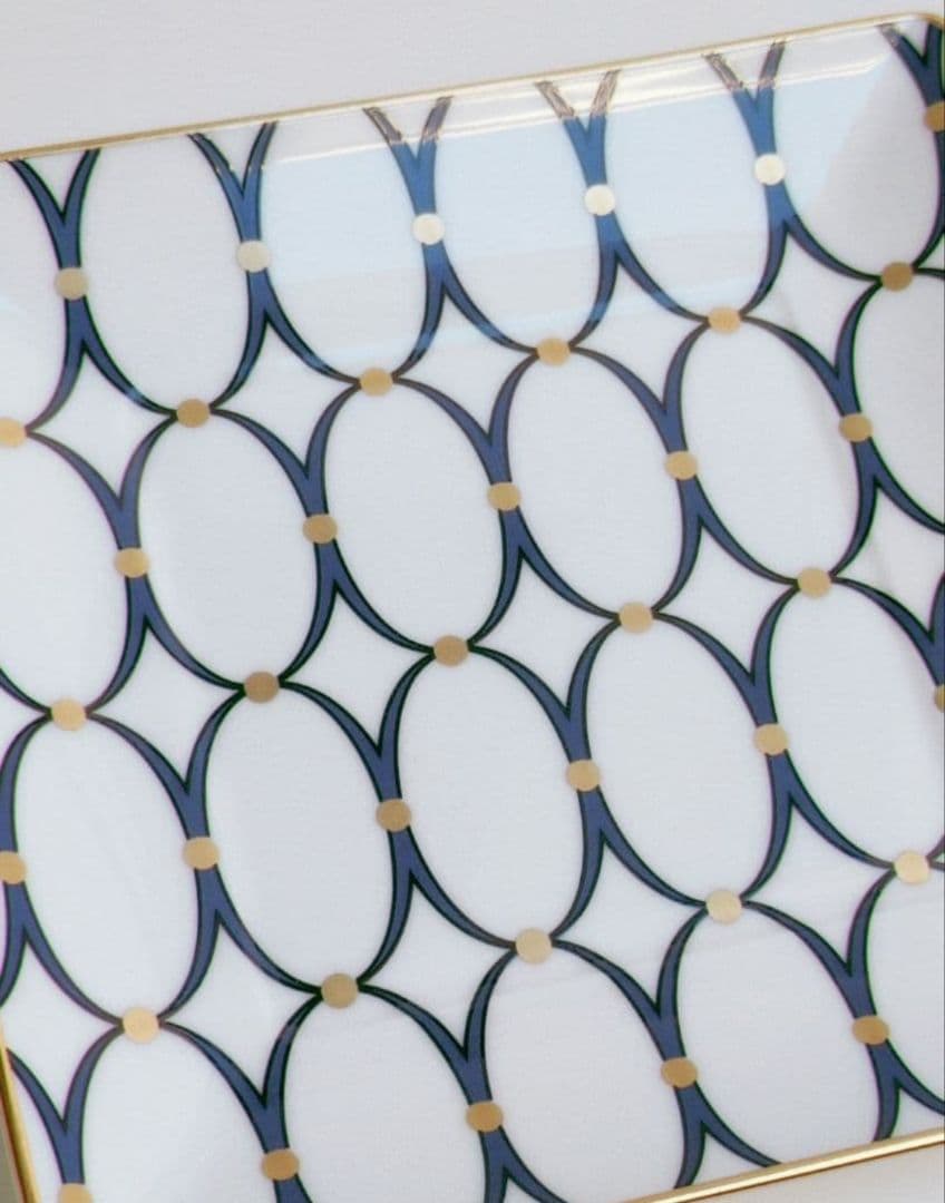 ウェッジウッド　ルネッサンス ゴールド スクエア トレイ　2枚