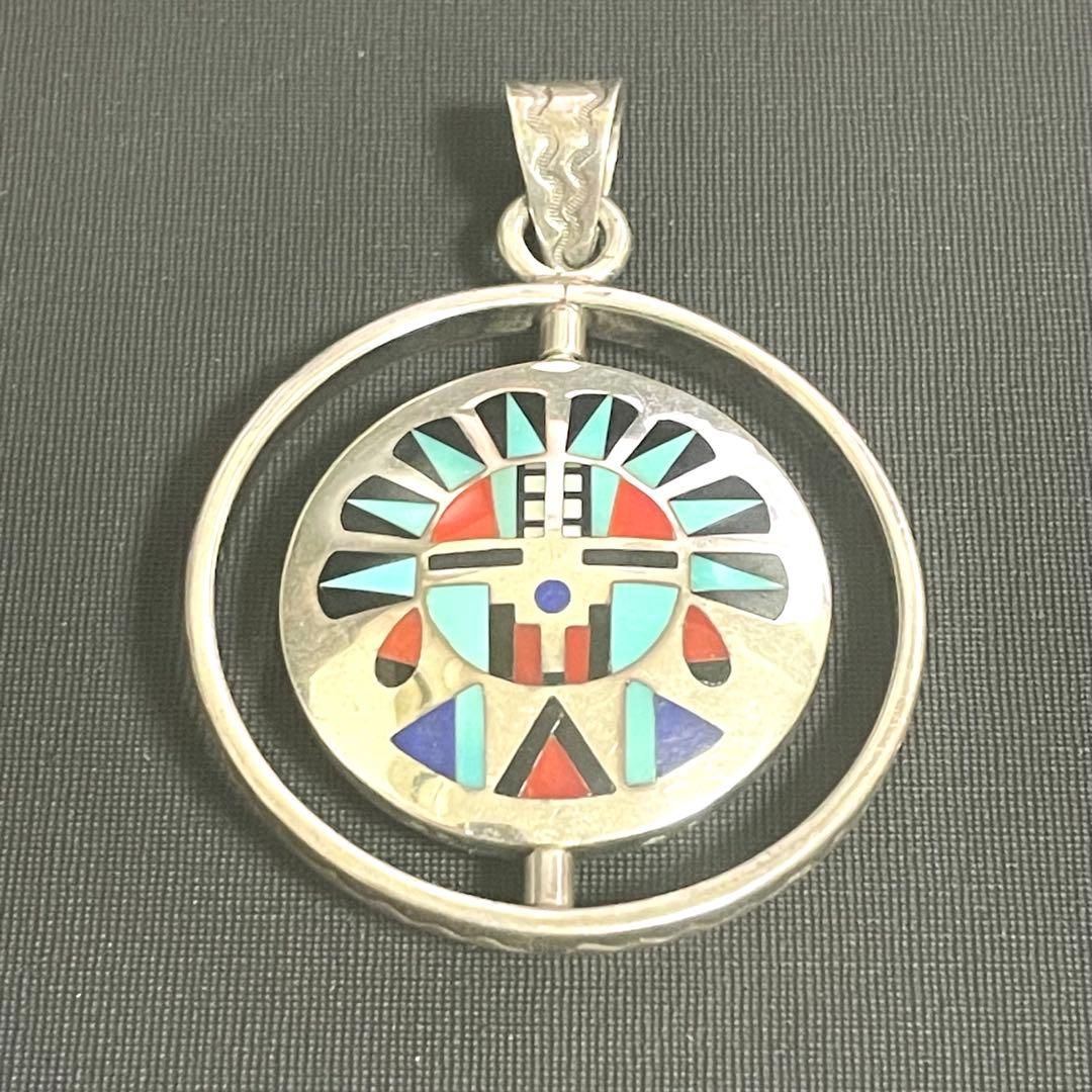 Sterling Pete Natachu ズニ族 インディアンジュエリー