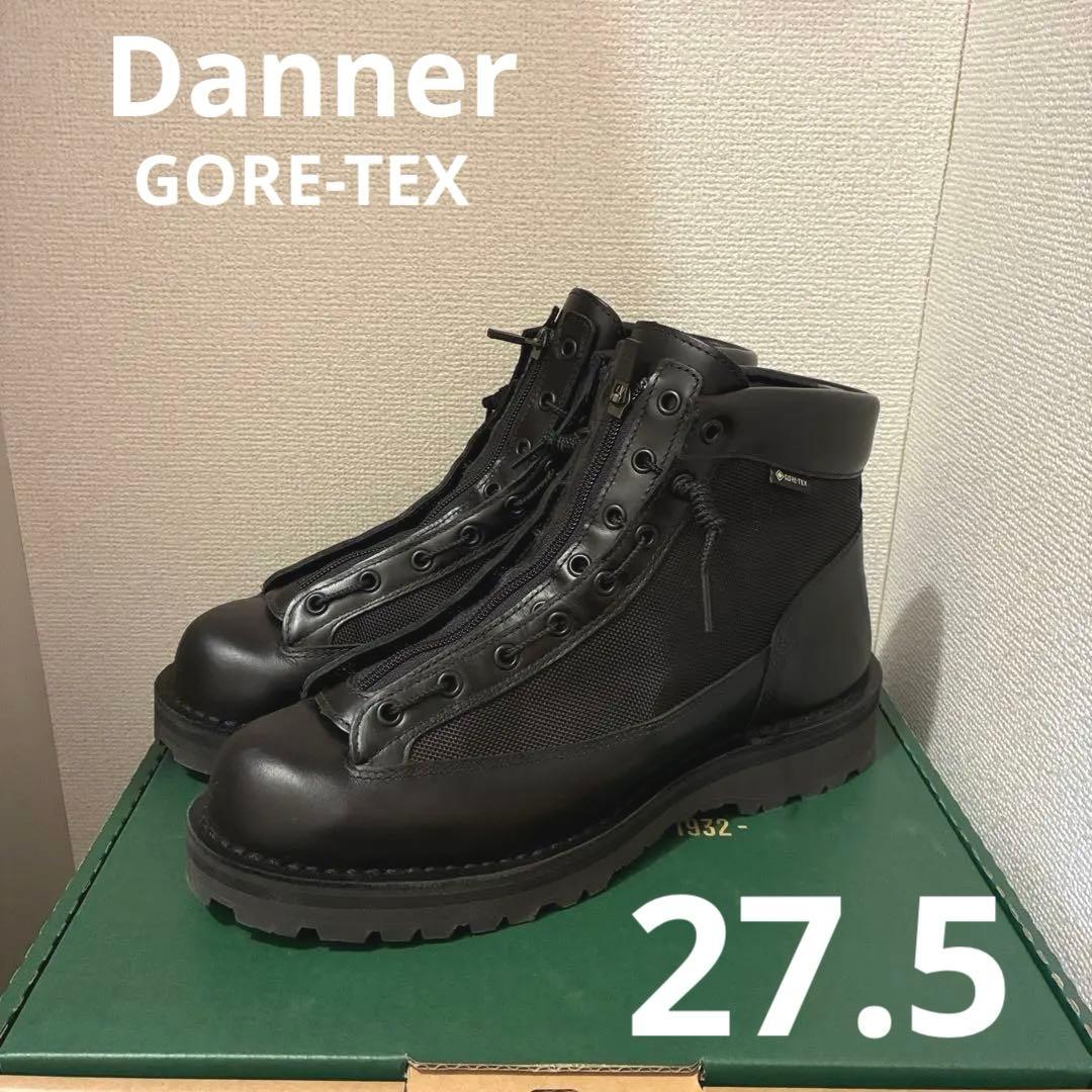 期間限定 ダナー フィールド R 黒 レザー 27.5 ジッパー ゴアテックス