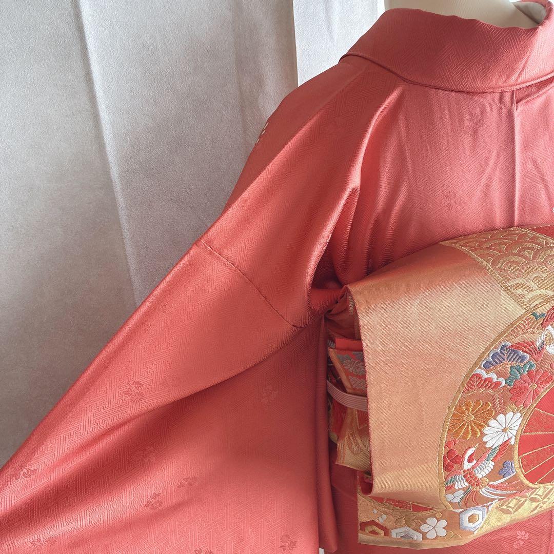 訪問着　フルセット　着物　トールサイズ　ロング丈　正絹　雅やか古典　G10