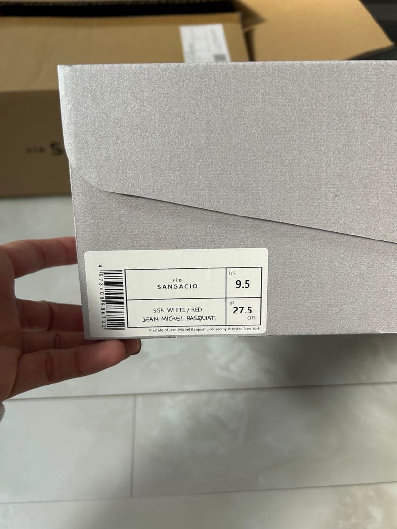 SANGACIO にゅ〜ず　バスキア　スニーカー　新品未使用