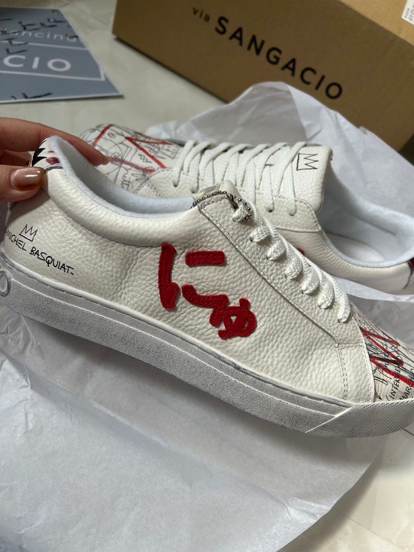 SANGACIO にゅ〜ず　バスキア　スニーカー　新品未使用
