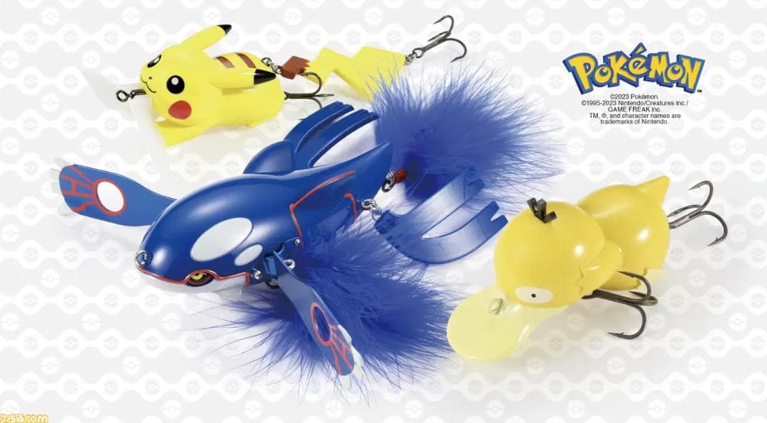 デュオ　ポケモンフィッシング　ルアー　DUO　カイオーガ　ピカチュウ　コダック