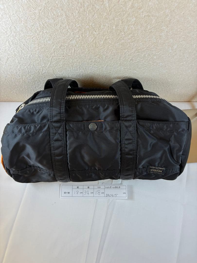 [極美品] PORTER タンカー ドラムバッグ L ミニボストン ダッフル