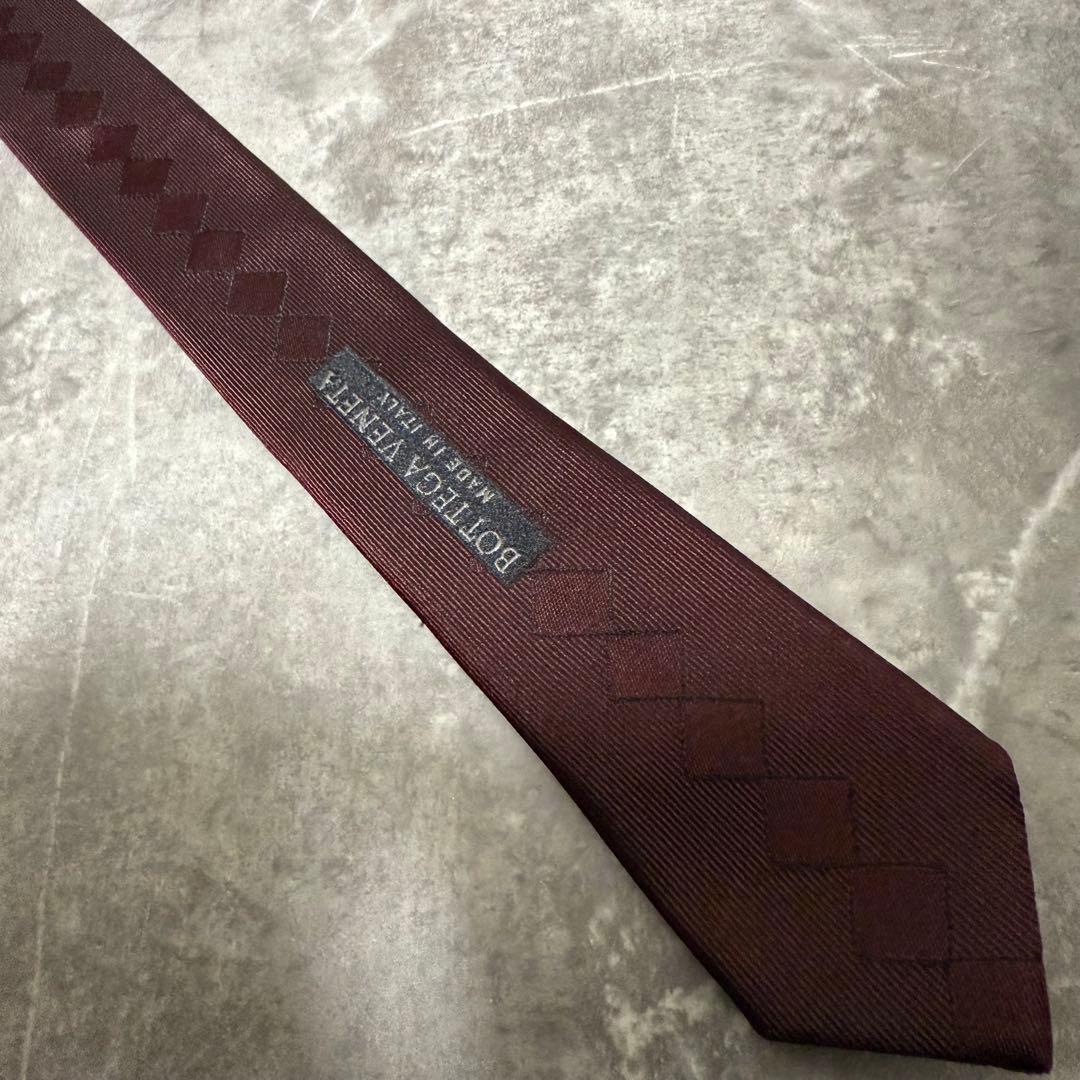 【✨美品✨】BOTTEGA VENETA ネクタイ イントレチャート 光沢 高級