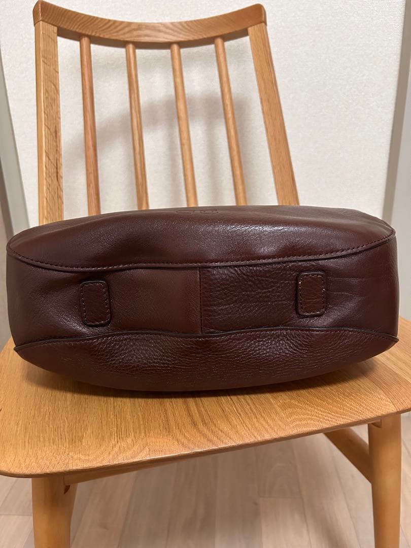 【未使用品】ヒロフ HIROFU レザートートバッグ ブラウン