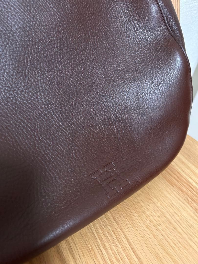 【未使用品】ヒロフ HIROFU レザートートバッグ ブラウン