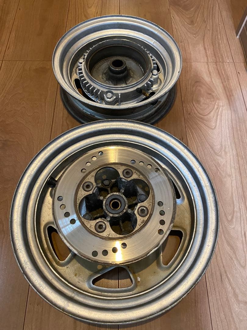 希少　ホンダ　フュージョン　ヘリックス純正　鉄チンホイール