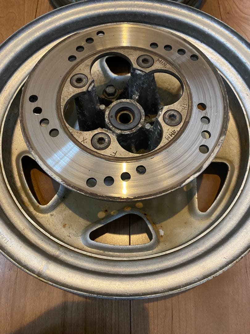 希少　ホンダ　フュージョン　ヘリックス純正　鉄チンホイール