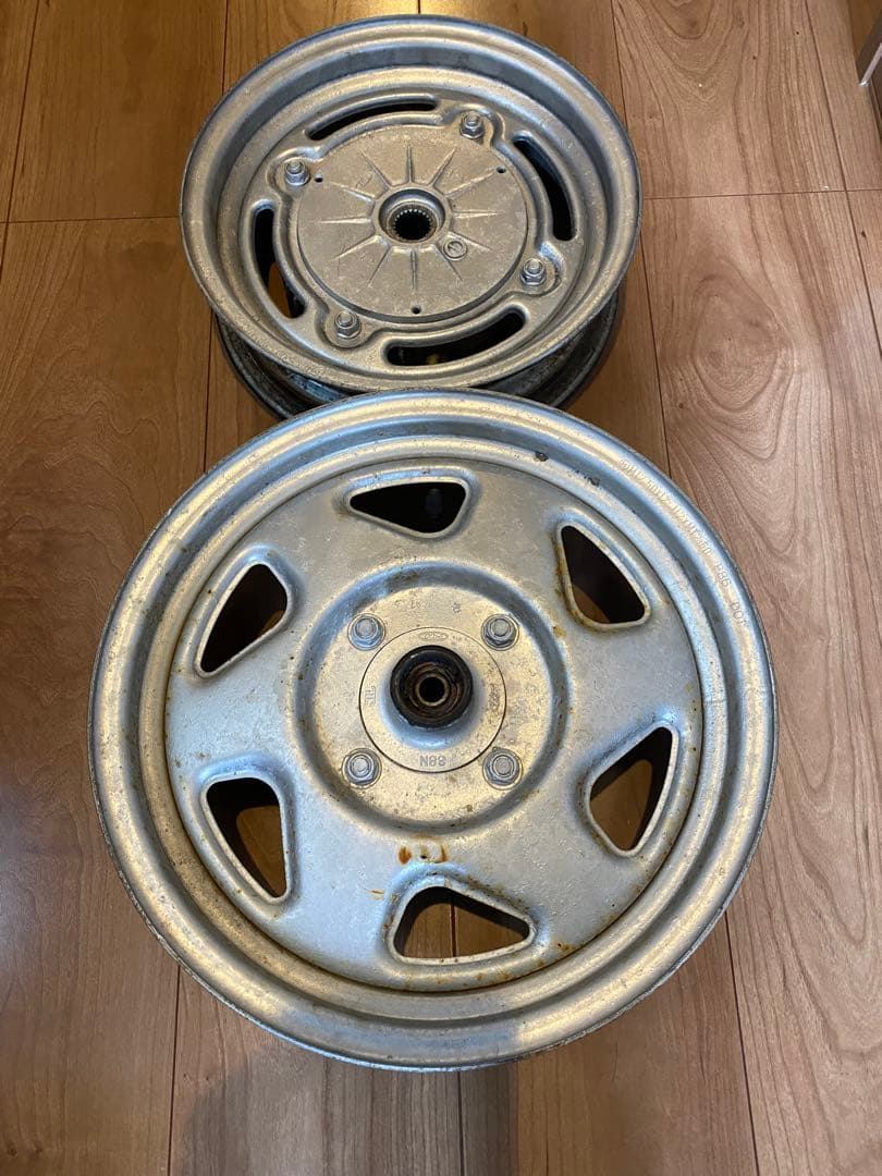 希少　ホンダ　フュージョン　ヘリックス純正　鉄チンホイール