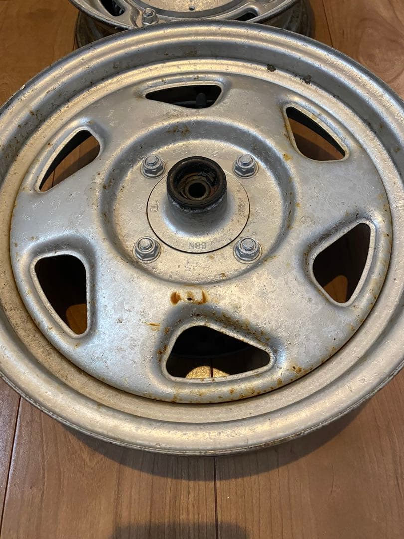 希少　ホンダ　フュージョン　ヘリックス純正　鉄チンホイール