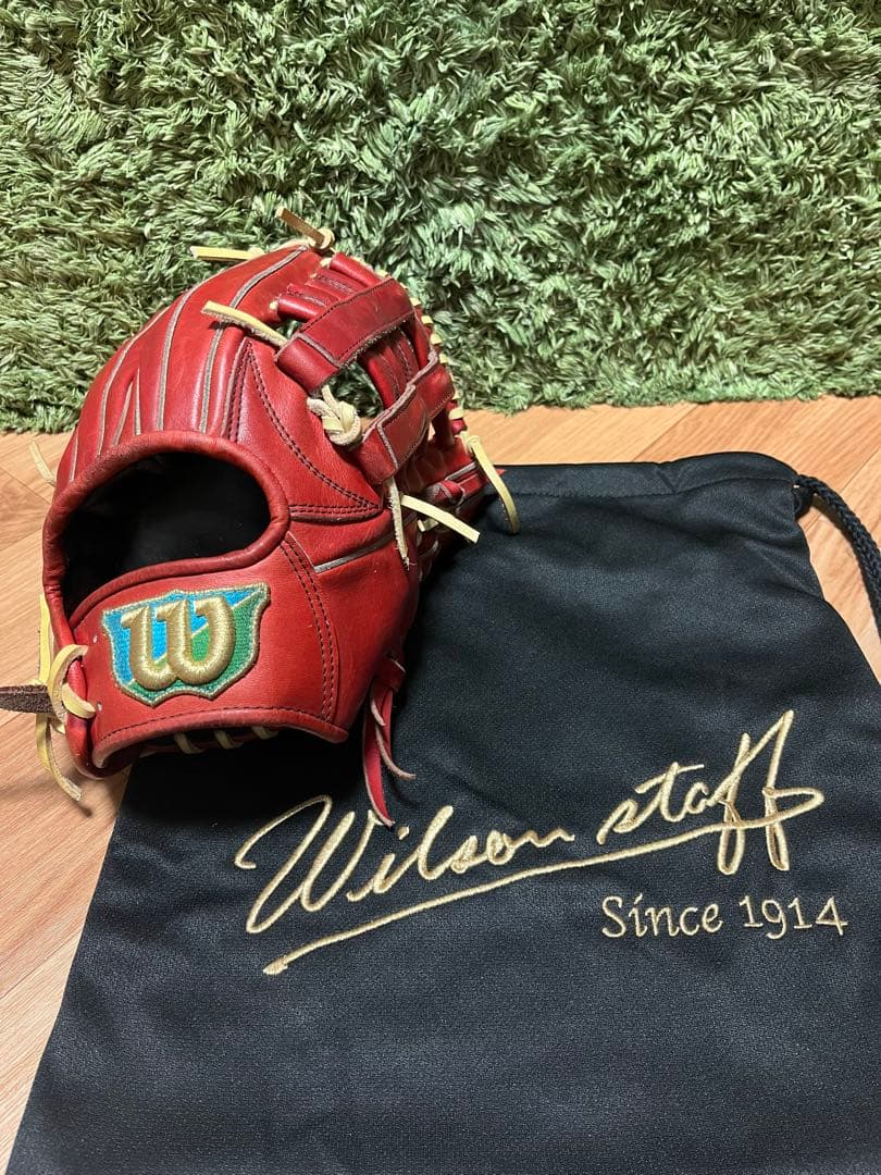 ウィルソンスタッフ 硬式外野手用グラブ D8型 Eオレンジ HWED8D