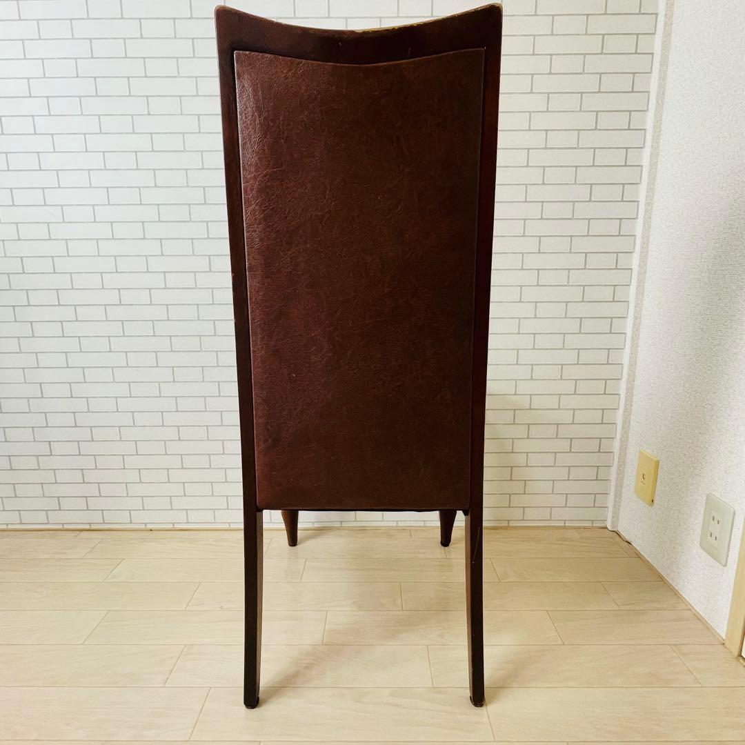 maruni マル二木工 ブラウン ダイニングチェア ベルサイユ 鋲打ち 貴族