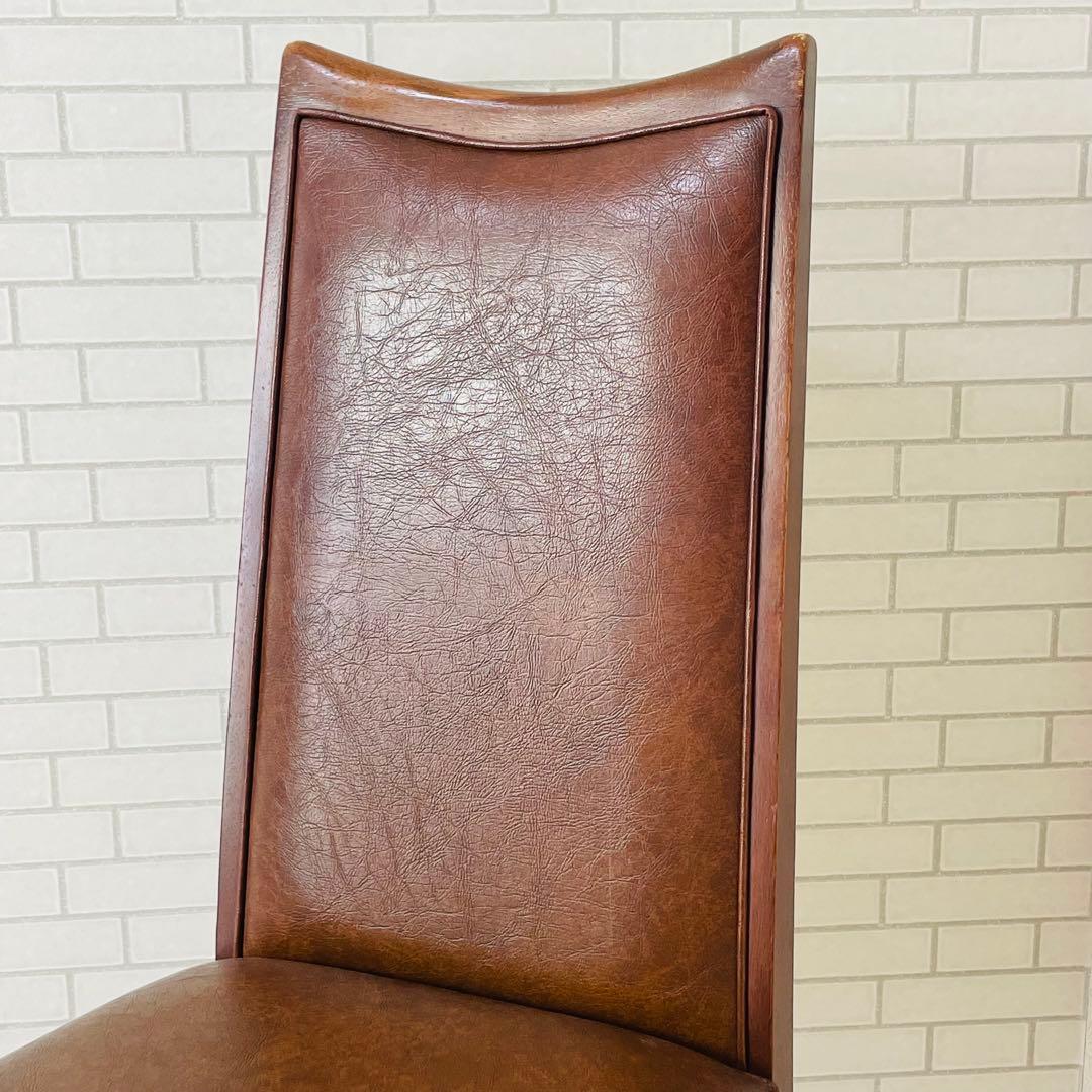 maruni マル二木工 ブラウン ダイニングチェア ベルサイユ 鋲打ち 貴族