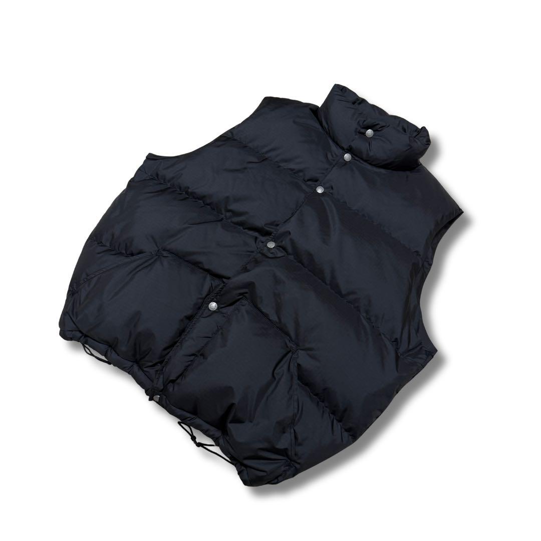 ノースフェイス パープルレーベル ポリシェラ ダウンベスト L 黒