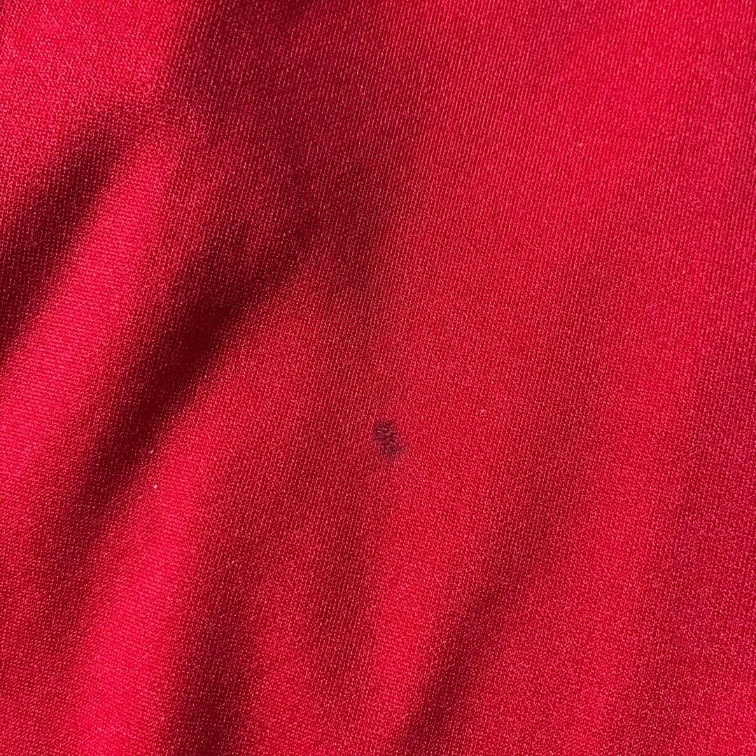 極美品6号 80sデサントadidasトラックジャケット西ドイツ赤ネイビー