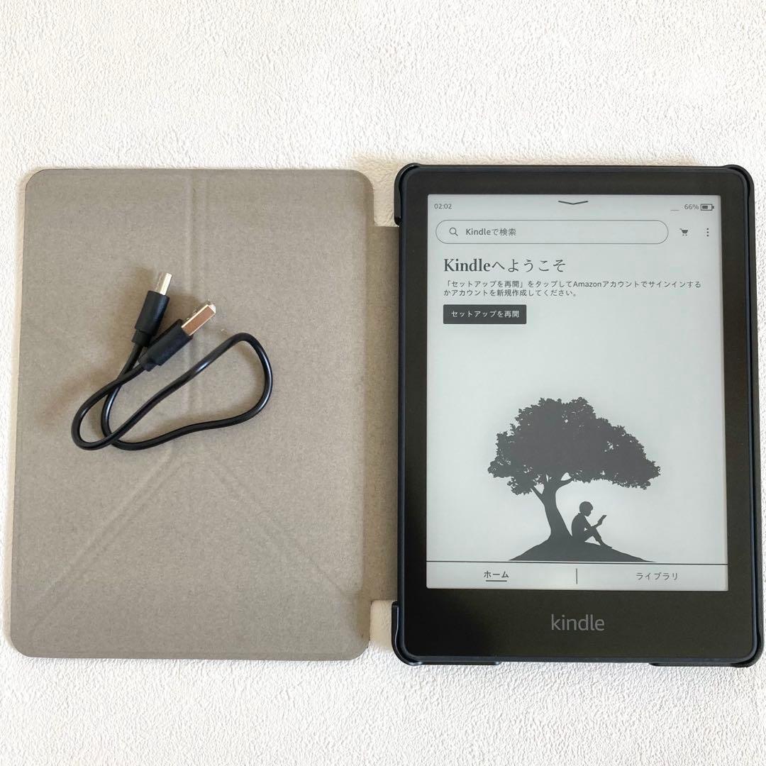 Kindle Paperwhite (第11世代)広告なし、カバー付き　8G