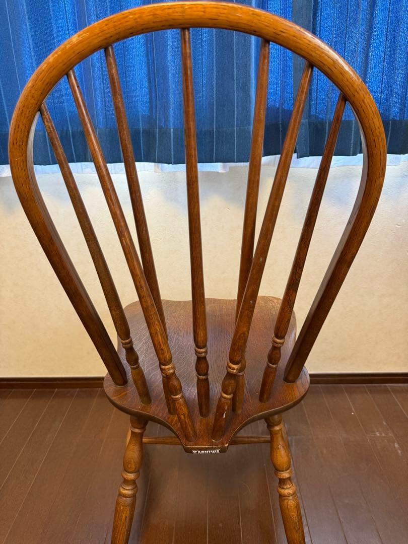 柏木工　ボウスピンドルバックウィンザーチェア　アンティークチェア　レトロ