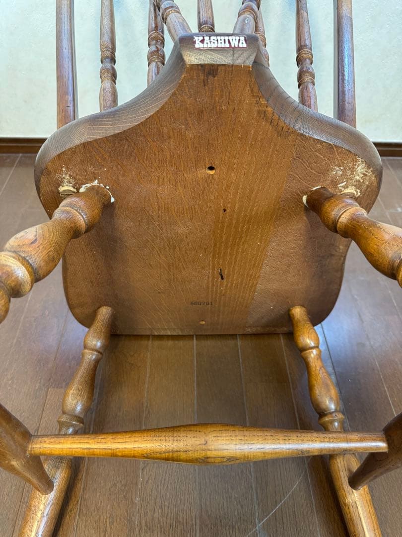 柏木工　ボウスピンドルバックウィンザーチェア　アンティークチェア　レトロ
