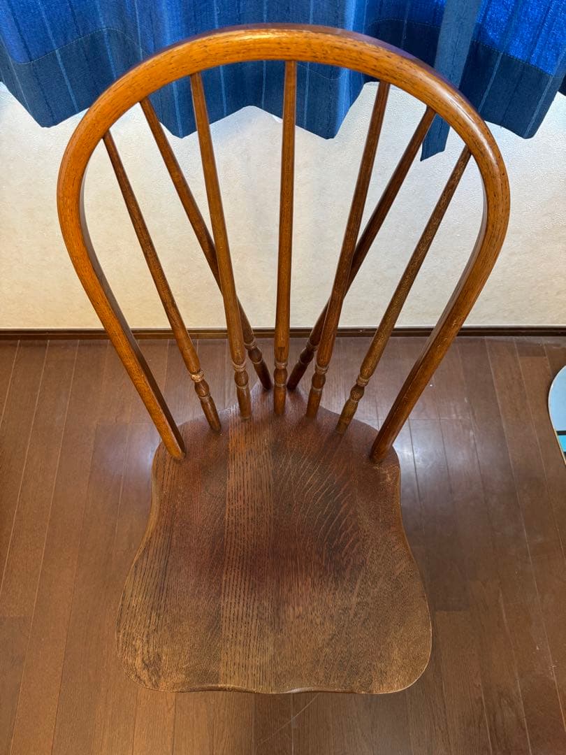 柏木工　ボウスピンドルバックウィンザーチェア　アンティークチェア　レトロ