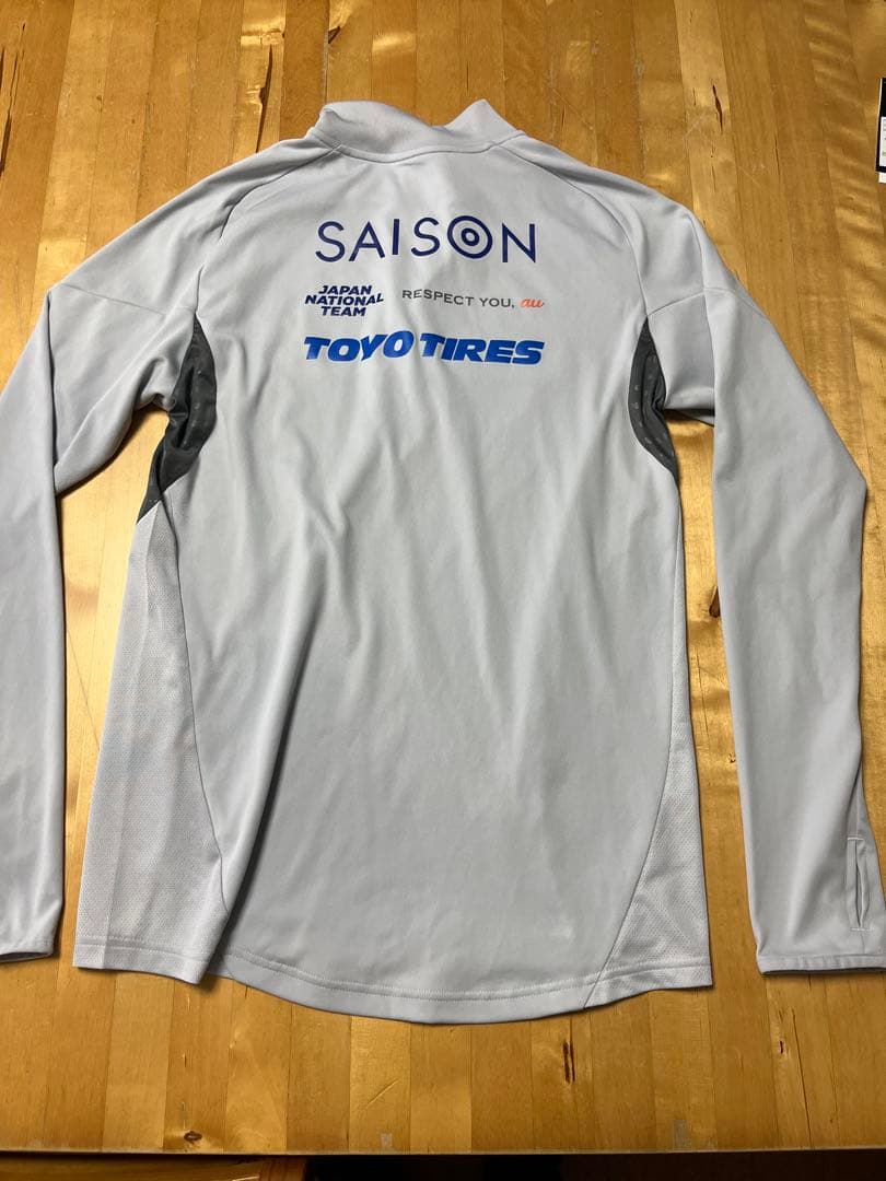 JFAアディダスサッカー日本代表tiro練習着トレーニング24キリンジャージ　L