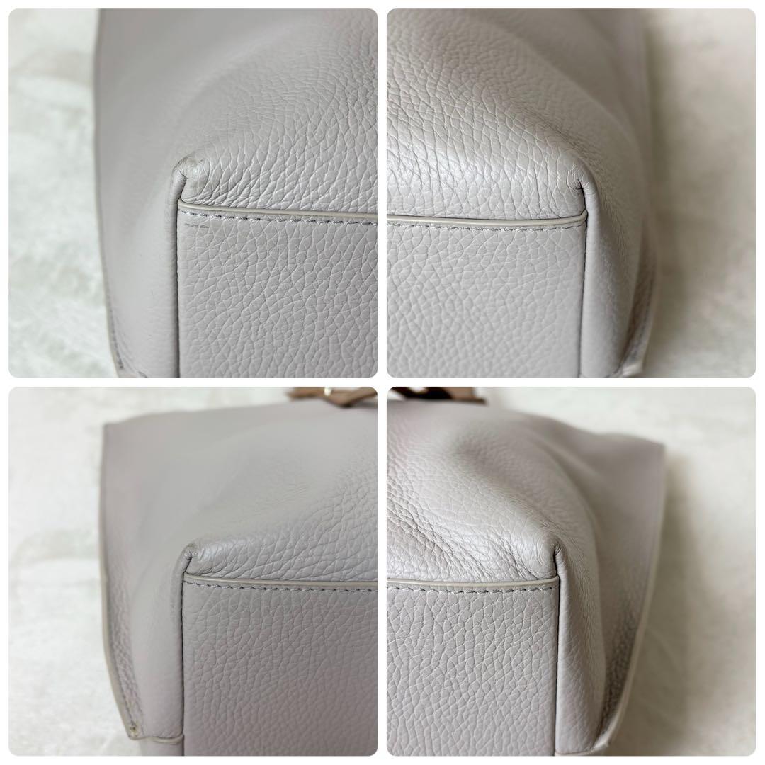 【美品✨/希少】FURLA ジョーヴェトートバッグ 革 ベージュ ギャランティー