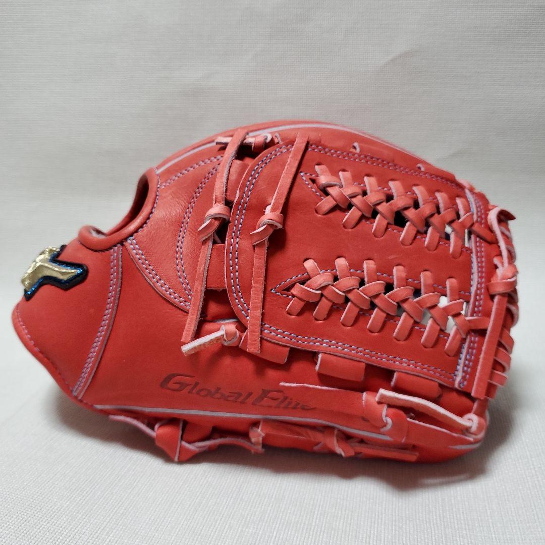 ミズノ グローバルエリート 軟式用グローブ 内野手用サイズ10 [色焼けあり]