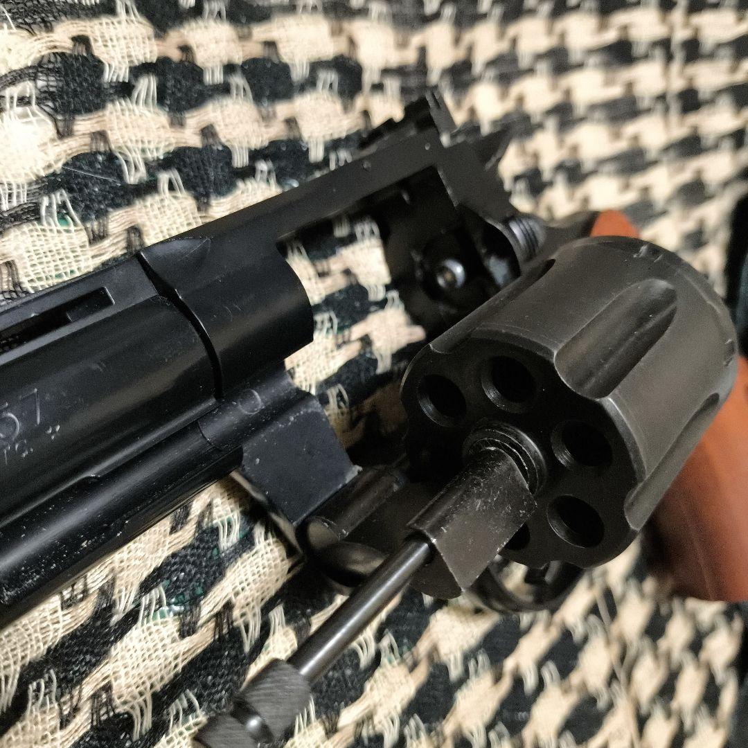 【セール中】1タナカワークス製コルトパイソン　リボルバーマグナム　ウッドグリップ