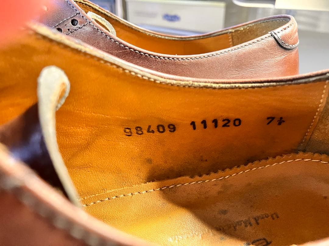 ジャランスリワヤ　ストレートチップ　ビジネス革靴　ブラウン　26センチ