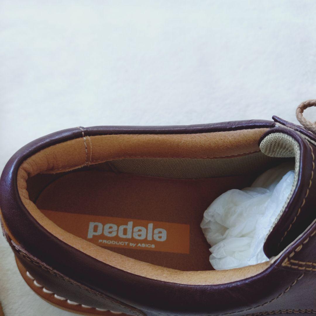 アシックス ペダラ WP307 ダークブラウン3E 25.5cm