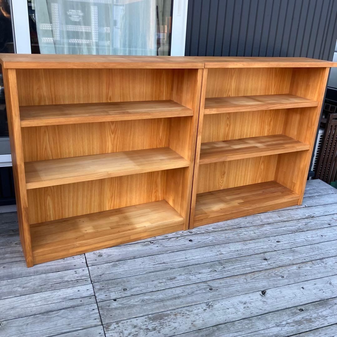 昭和レトロ 古家具 古材 木製飾り棚 ディスプレイラック オープンラック 古道具