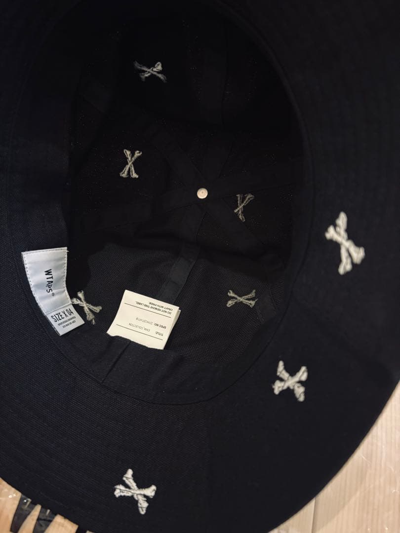 【美品】WTAPS/Crossbones Hat/BLACK×WHITE