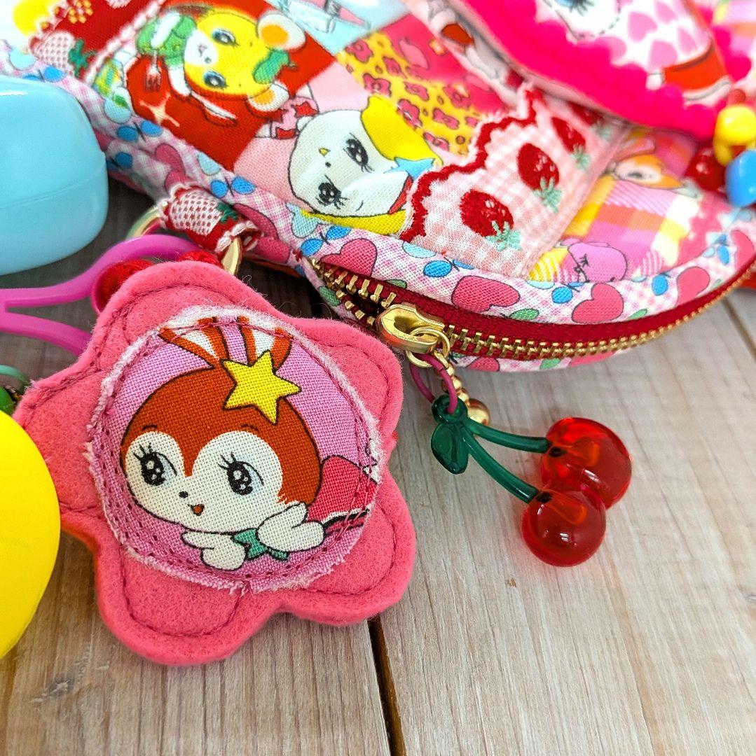 ☆いろは❤️ハニーチューン大きな ポーチバッグ♥ ショルダー紐付きセット♥