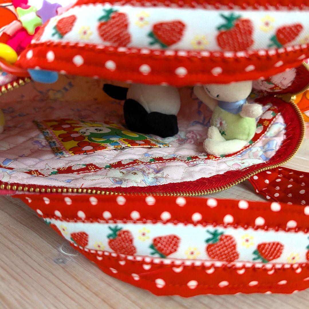 ☆いろは❤️ハニーチューン大きな ポーチバッグ♥ ショルダー紐付きセット♥