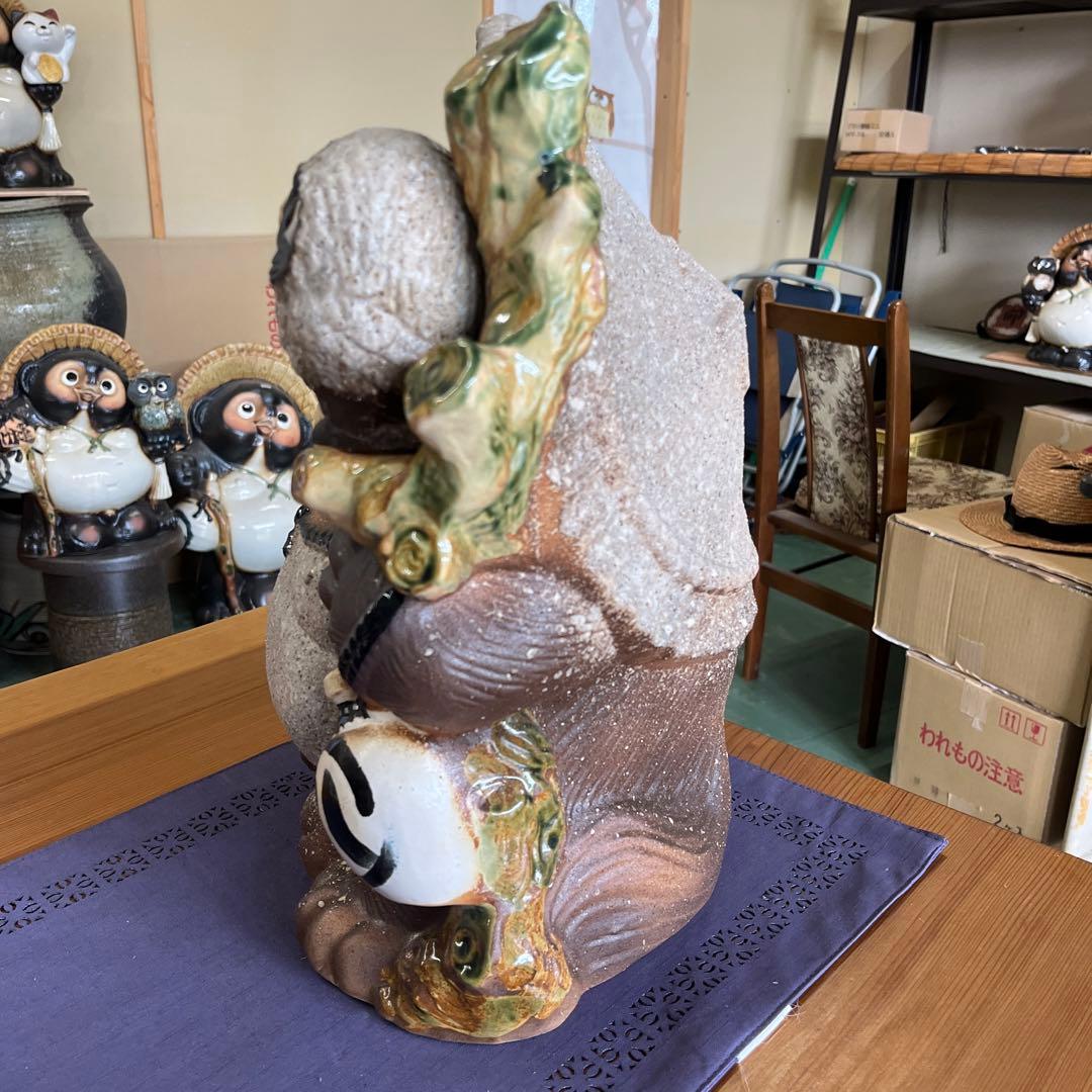 中村幸子 チョーチョー縁起物❗信楽焼福狸 高さ４２cm