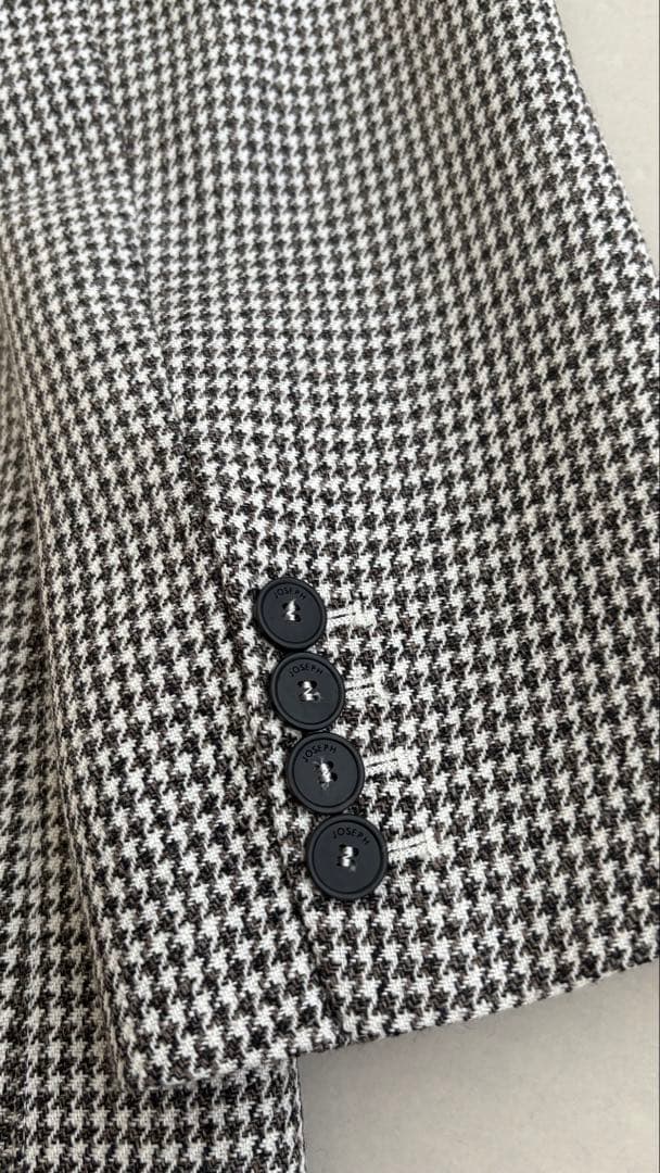 【タキマキ愛用】Joseph ジョセフ チェック テーラードジャケット 36