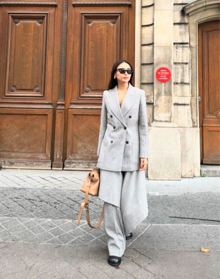 【タキマキ愛用】Joseph ジョセフ チェック テーラードジャケット 36