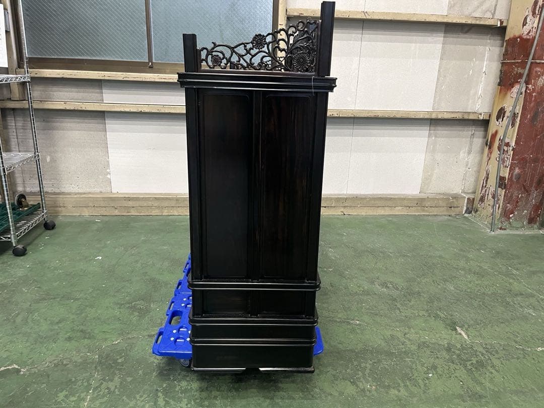 【定価33万】黒檀民芸家具 ラフジュ工房 アンティーク 高級家具