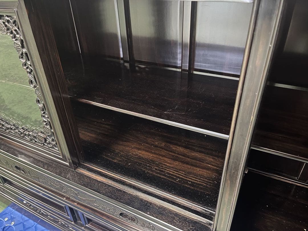 【定価33万】黒檀民芸家具 ラフジュ工房 アンティーク 高級家具