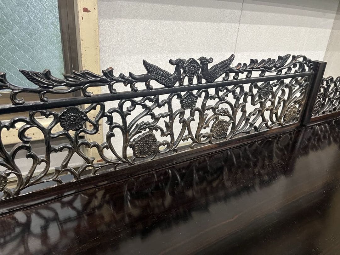 【定価33万】黒檀民芸家具 ラフジュ工房 アンティーク 高級家具