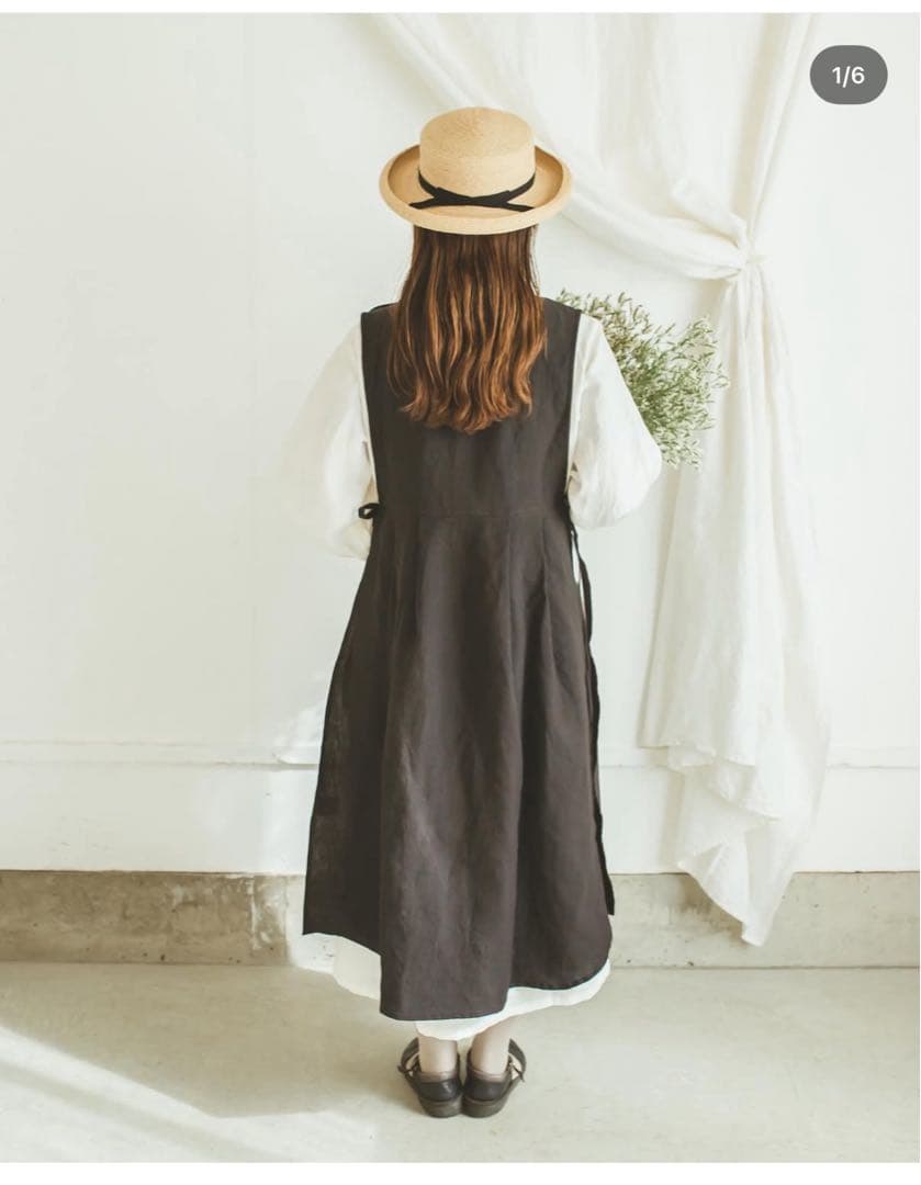 KIKONO ルシアンエプロン(1/9まで限定価格)