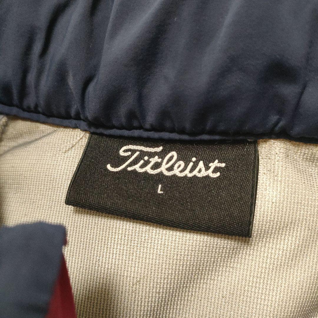 Titleist/Mercedes-Benz ホワイト/ネイビー ゴルフベスト