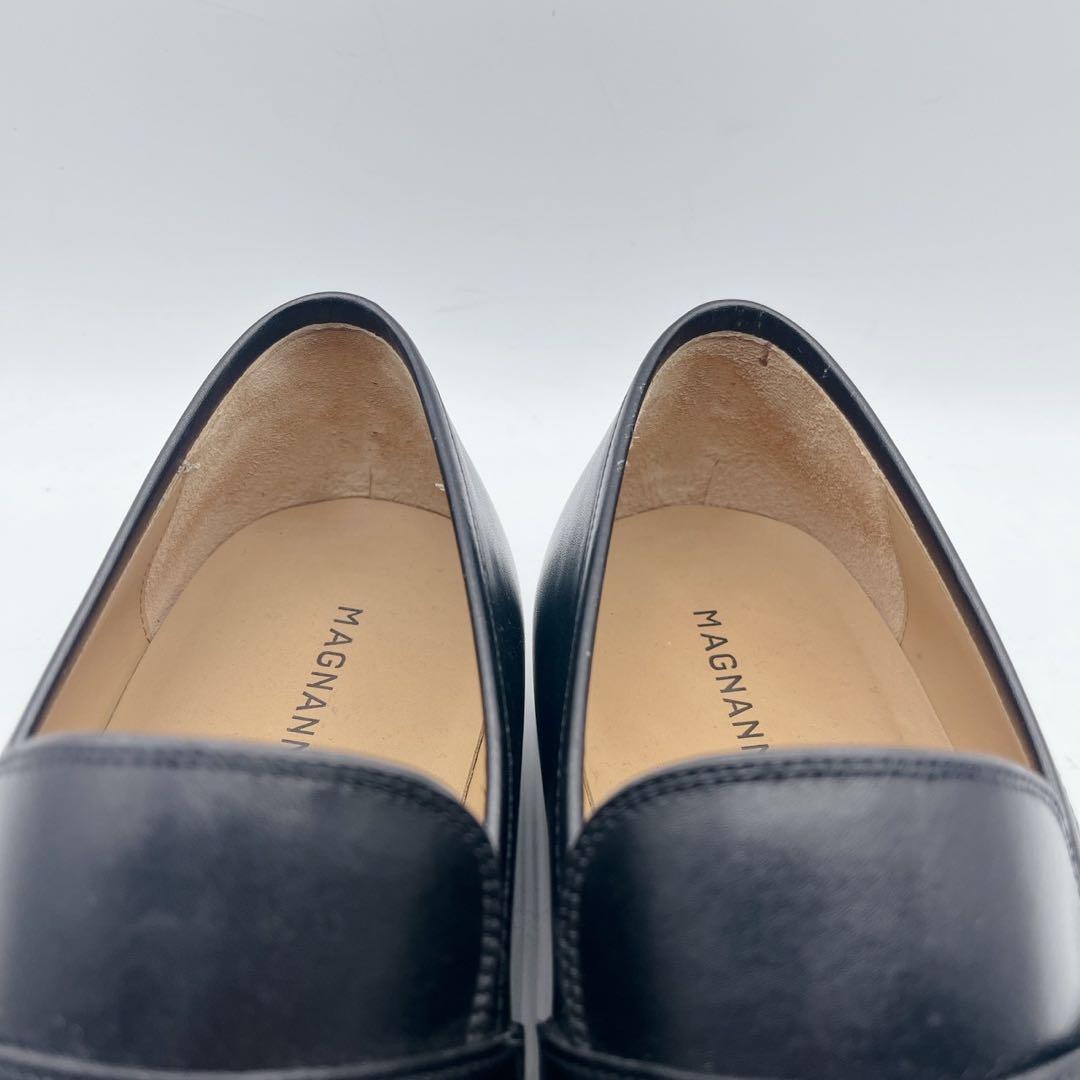 美品✨MAGNANNI マグナーニ ローファー 本革 メンズ 黒 42