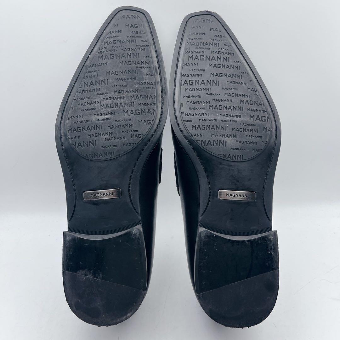 美品✨MAGNANNI マグナーニ ローファー 本革 メンズ 黒 42