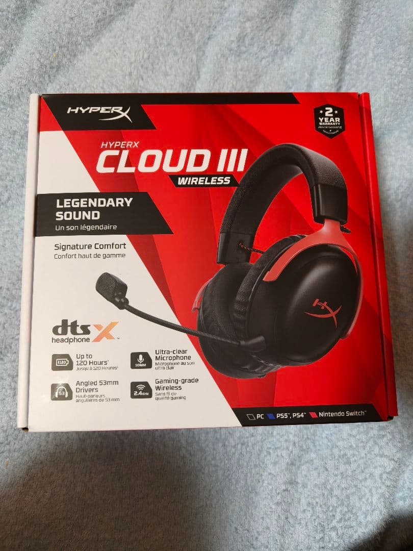 HyperX Cloud ⅲ wireless　未開封品